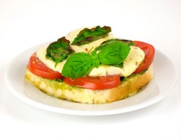 Mozzarella Tomaten Toast Mozzarella Tomaten Toast