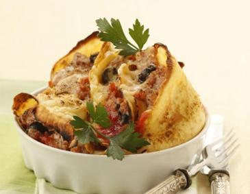 Parmesan-Oliven-Crespelle Parmesan-Oliven-Crespelle