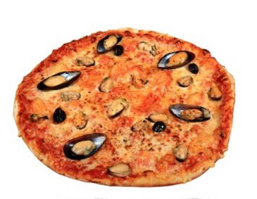 Pizza alle vongole (pizza mit Muscheln) Pizza alle vongole (pizza mit Muscheln)