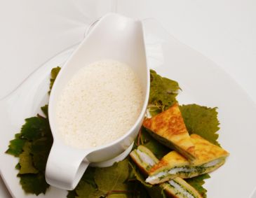 Sturmsuppe mit Zanderpofesen