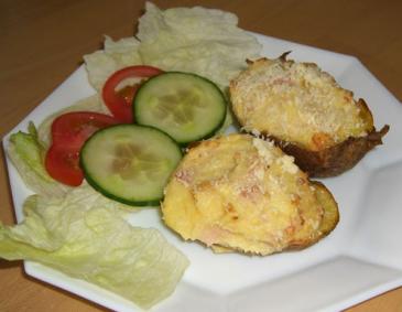 Überbackene Ofenkartoffeln Überbackene Ofenkartoffeln