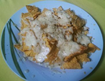 Überbackene Nachos Überbackene Nachos