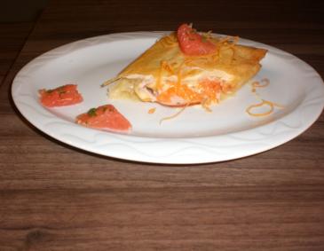 Fruchtiger Schinken-Käse-Strudel Fruchtiger Schinken-Käse-Strudel