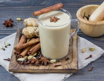 Selbstgemachter Chai Latte Selbstgemachter Chai Latte