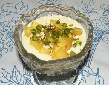 Arabisches Mangodessert Arabisches Mangodessert