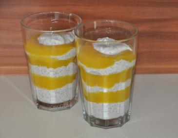 Chia Mango Joghurtdessert Chia Mango Joghurtdessert