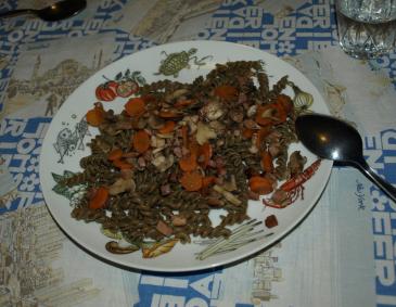 Bärlauchspiralen mit Champignons Bärlauchspiralen mit Champignons