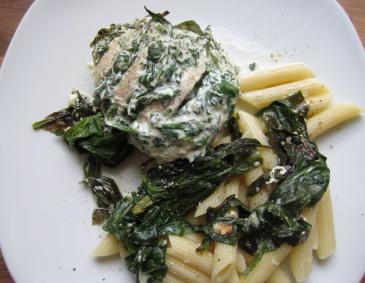 Hühnerbrust mit Bärlauch-Ricotta Hühnerbrust mit Bärlauch-Ricotta