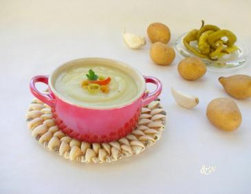 Kartoffel-Knoblauch-Creme Kartoffel-Knoblauch-Creme