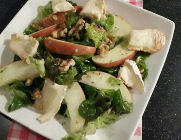 Apfelsalat mit Saint Albray Apfelsalat mit Saint Albray