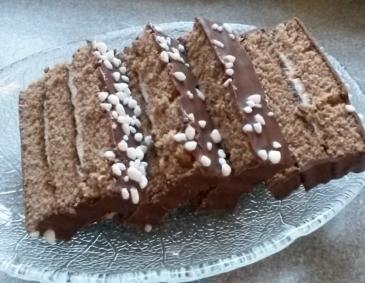 Schokokuchen mit Hagelzucker Schokokuchen mit Hagelzucker