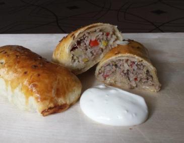 Burgenländische Blätterteigrollen Burgenländische Blätterteigrollen