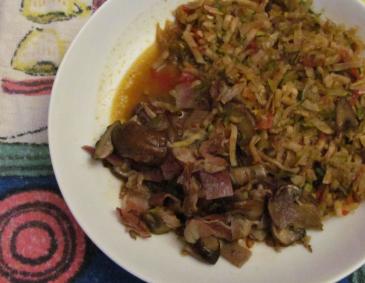 Gemüseallerlei mit Speck Gemüseallerlei mit Speck