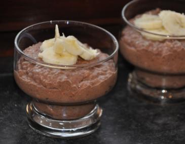 Chia-Bananen-Schoko-Pudding Chia-Bananen-Schoko-Pudding