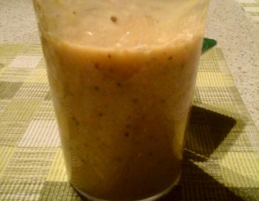 Papaya-Kiwi-Kokos-Smoothie Papaya-Kiwi-Kokos-Smoothie