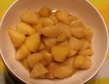 Glasierte Äpfel und Birnen Glasierte Äpfel und Birnen