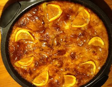 Griechischer Orangenkuchen (Portokalopita) Griechischer Orangenkuchen (Portokalopita)