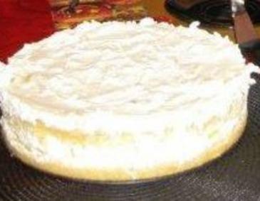 Topfentorte mit Ananasstücken Topfentorte mit Ananasstücken