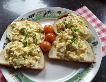 Eierspeis Brot Eierspeis Brot