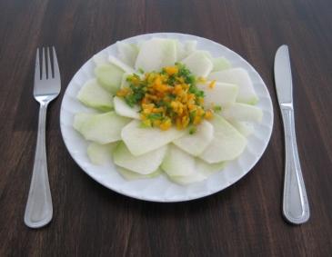 Kohlrabi-Carpaccio Kohlrabi-Carpaccio