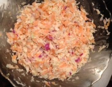 Frühlingshafter Coleslaw Frühlingshafter Coleslaw