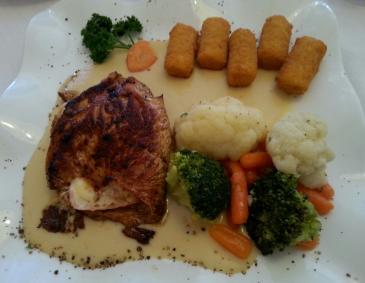 Gefüllte Putenschnitzel mit Pfeffersauce Gefüllte Putenschnitzel mit Pfeffersauce