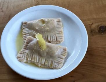 Buchweizen-Tascherln mit Ricottafülle Buchweizen-Tascherln mit Ricottafülle