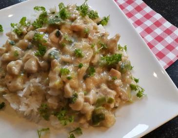 Geflügelragout Normandie Geflügelragout Normandie