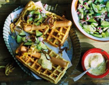 Hot-Dog-Waffeln