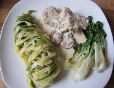 Schweinslungenbraten mit Österkronsauce Schweinslungenbraten mit Österkronsauce