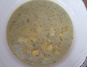 Bärlauchcremesuppe mit Kartoffeln Bärlauchcremesuppe mit Kartoffeln