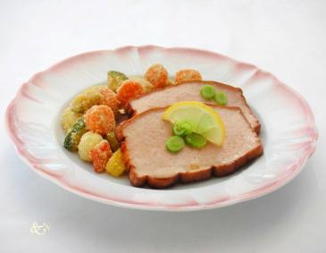 Butter-Gemüse mit Leberkäse Butter-Gemüse mit Leberkäse