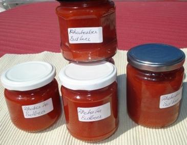 Rhabarber-Erdbeermarmelade Rhabarber-Erdbeermarmelade