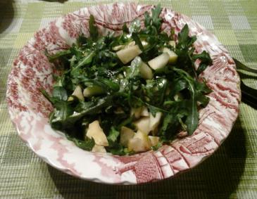 Rucola-Birnen Salat mit Camembert Rucola-Birnen Salat mit Camembert