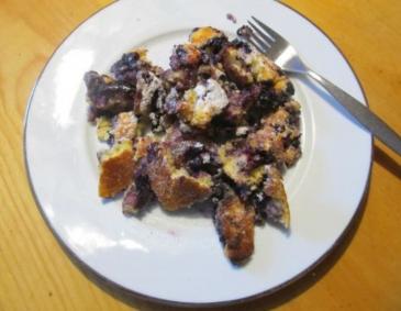 Joghurtschmarren mit Schwarzbeeren Joghurtschmarren mit Schwarzbeeren
