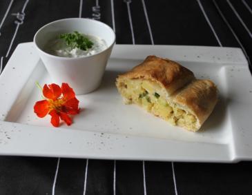 Erdäpfel-Lauch-Strudel Erdäpfel-Lauch-Strudel