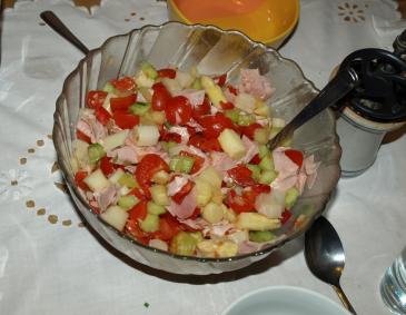 Spargelsalat mit Schinken Spargelsalat mit Schinken