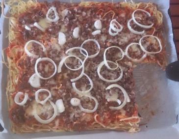 Spaghetti-Pizza