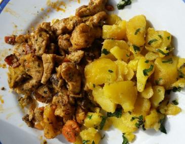 Geschnetzeltes vom Schwein Geschnetzeltes vom Schwein