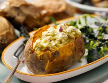 Ofenerdäpfel mit Ziegenkäse Ofenerdäpfel mit Ziegenkäse