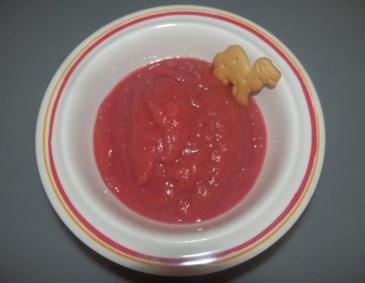 Himbeer-Apfel-Babybrei Himbeer-Apfel-Babybrei