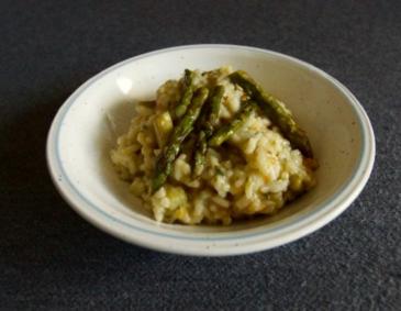 Grüner Spargelrisotto Grüner Spargelrisotto