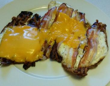 Ham and Eggs mit Cheddar Käse Ham and Eggs mit Cheddar Käse