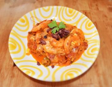 Shrimps Saganaki Shrimps Saganaki