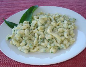 Bärlauchspätzle Bärlauchspätzle