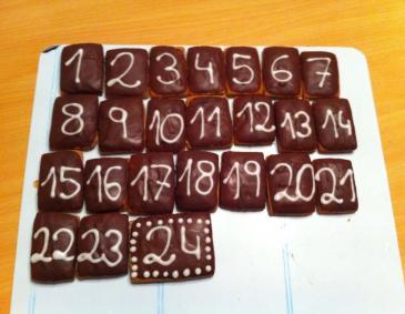 Lebkuchen-Adventkalender Lebkuchen-Adventkalender