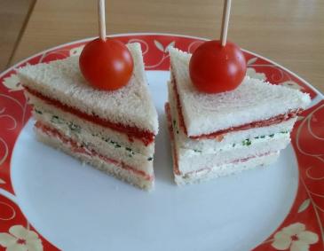 Tramezzini-Spieße Tramezzini-Spieße