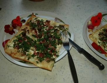 Schneller Flammkuchen Schneller Flammkuchen