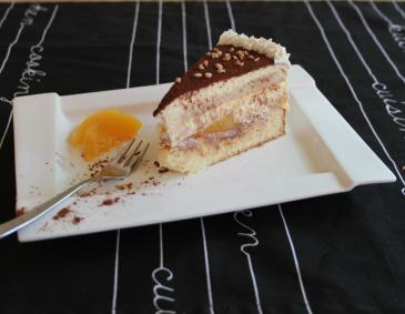 Pfirsich-Mascarino-Torte Pfirsich-Mascarino-Torte