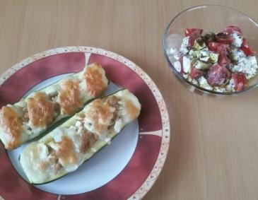 Überbackene Zucchini Überbackene Zucchini
